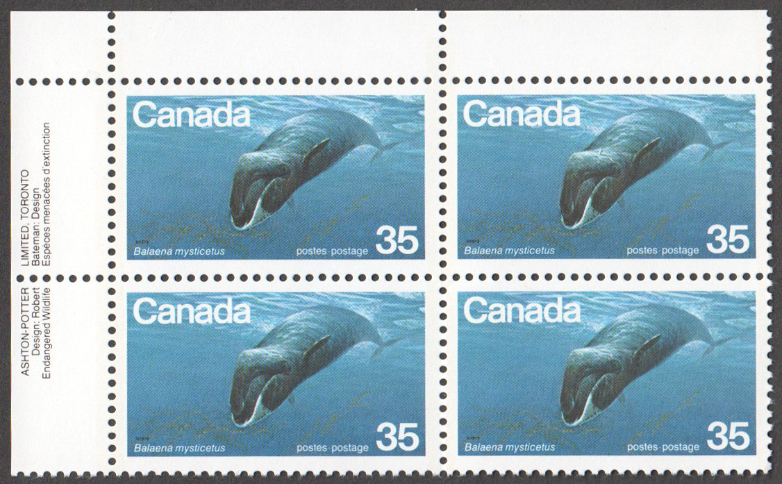 Canada Scott 814 MNH PB UL (A7-12) - Click Image to Close
